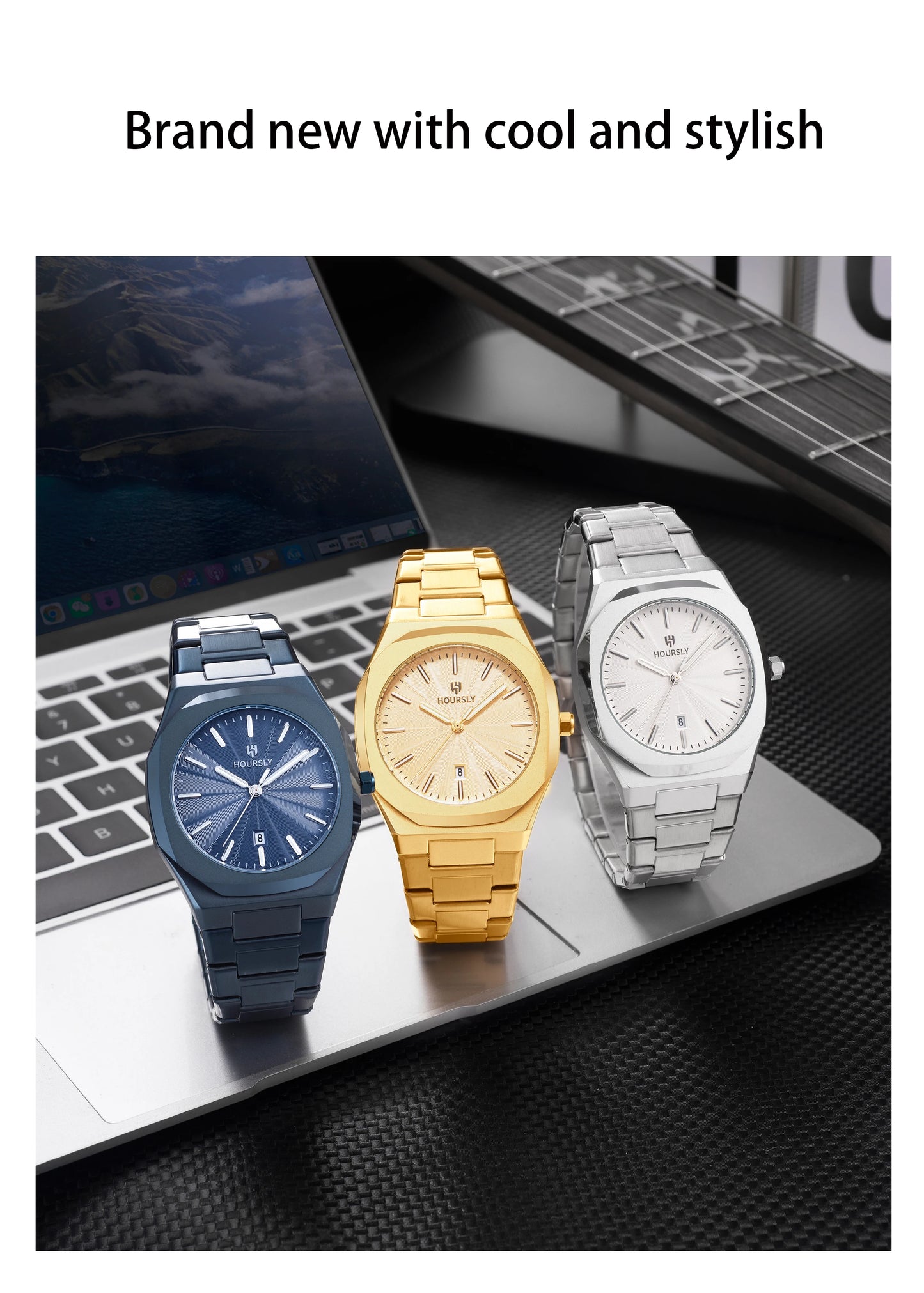 2025 New Watches For Man Original Top Brand All Black Stainless Steel Men's Wristwatch Classic Business Waterproof Movement