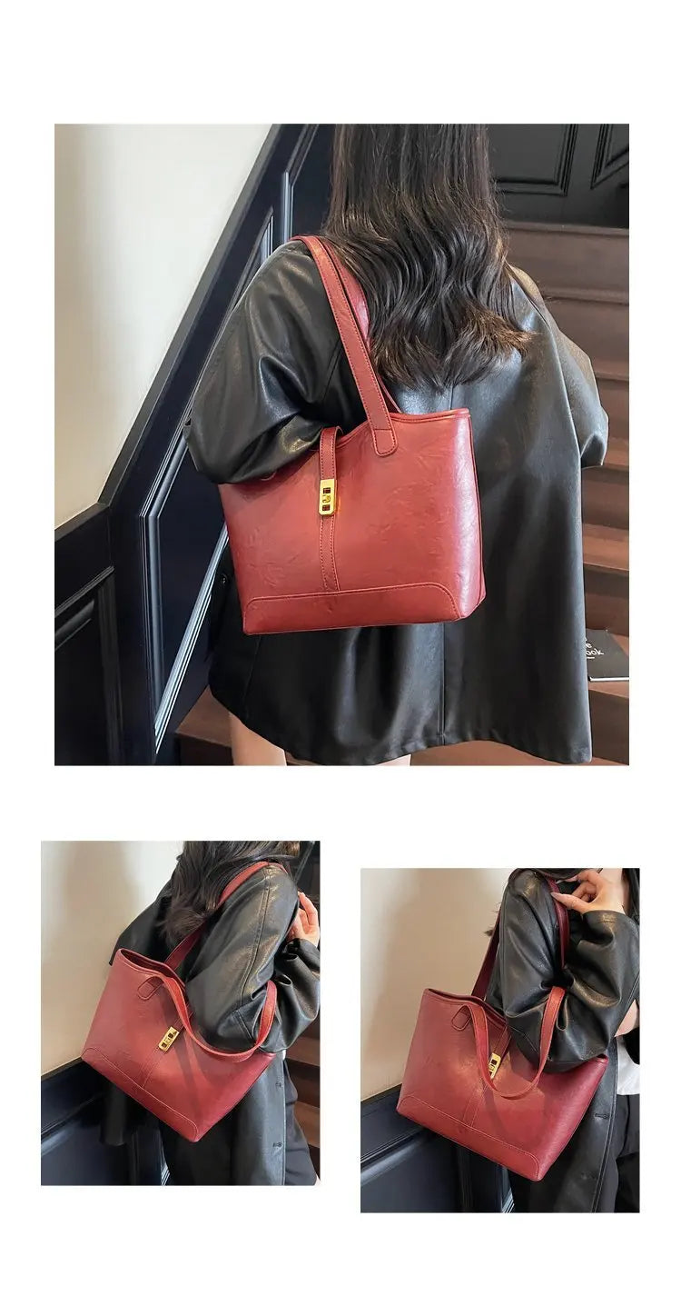 Luxury Women's Hand Bags Made Of Premium Leather Boasting Casual Famous Daily Stylish Style